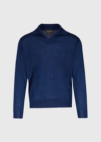 Paul Stuart Cashmere Open Collar Sweater, thumbnail 1