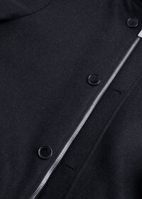 Paul Stuart Navy Long Hooded Coat, thumbnail 4
