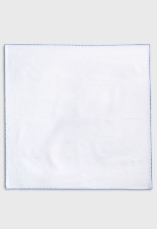 Paul Stuart Handkerchief with Contrast Border, image 2