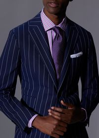 Paul Stuart Variegated Stripe Slim Fit Dress Shirt, thumbnail 2