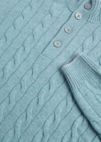 Paul Stuart Mock Neck Cable Sweater, thumbnail 2