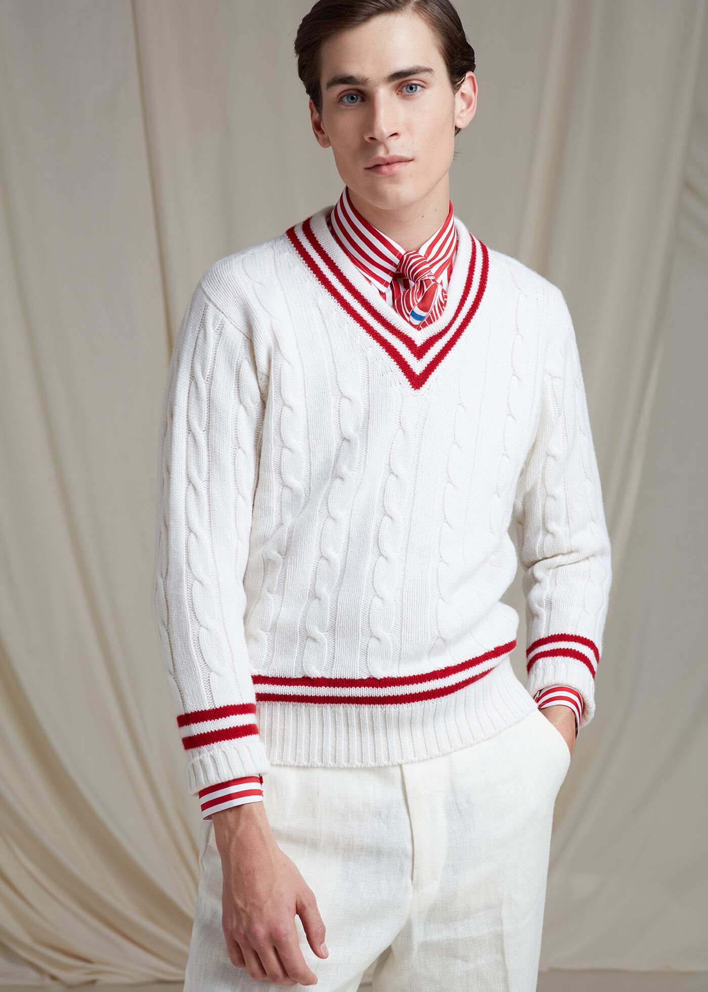 Tennis sweater on sale