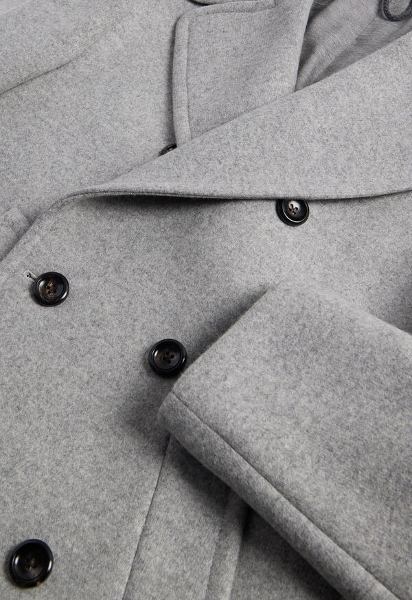 Paul Stuart Wool Jersey Peacoat, image 2