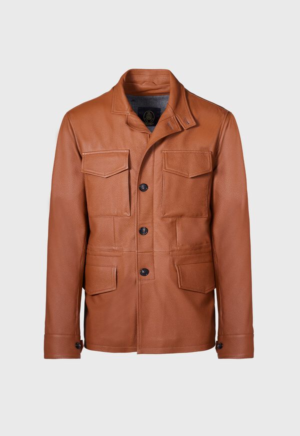 Paul Stuart Deerskin Field Jacket, image 1