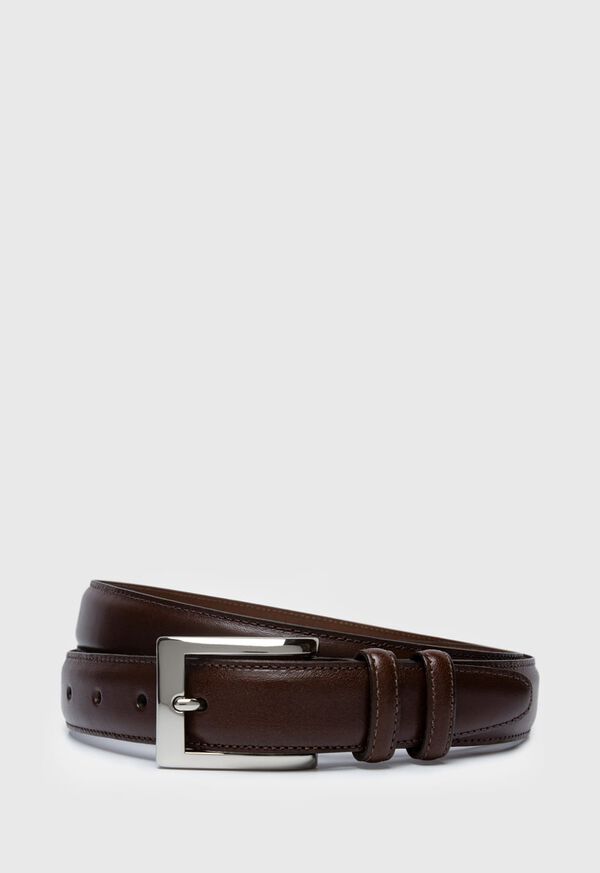 Paul Stuart Kipskin Leather Dress Belt, image 1