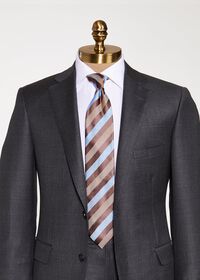 Paul Stuart Oxford and Satin Stripe Tie, thumbnail 2