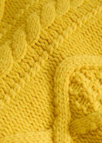 Paul Stuart Wool & Cashmere Aran Cable Knit Cardigan, thumbnail 3