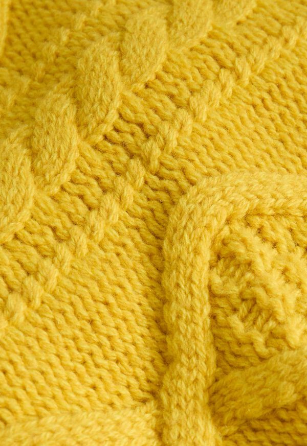 Paul Stuart Wool & Cashmere Aran Cable Knit Cardigan, image 3
