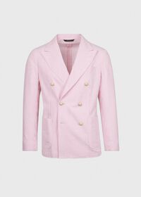 Paul Stuart Pink & White Cotton Seersucker Jacket, thumbnail 1
