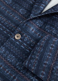 Paul Stuart Wool Printed Fair Isle Jacket, thumbnail 2