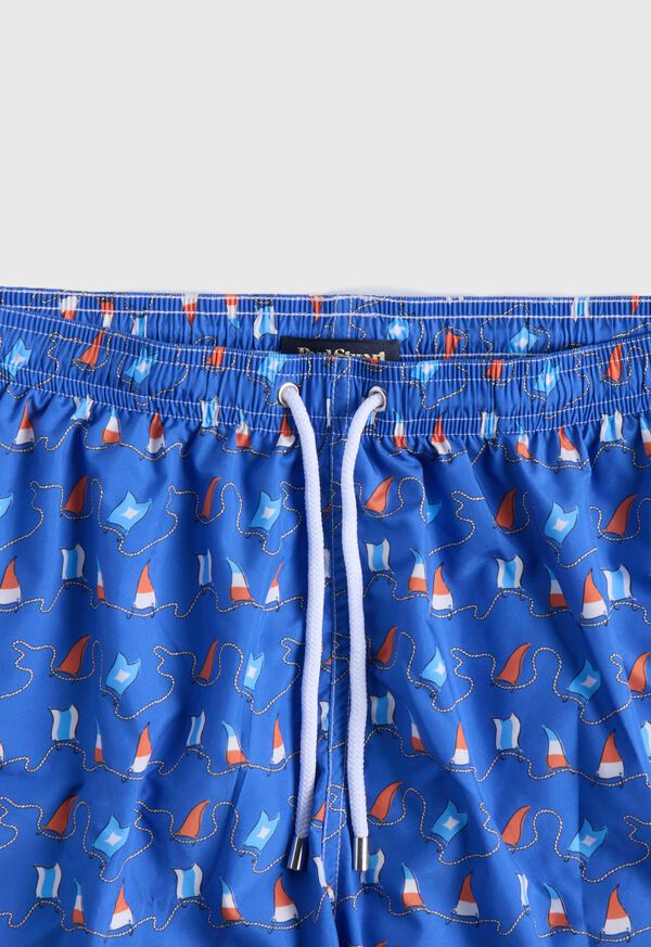 Paul Stuart Nautical Flag Swim Trunk, image 2