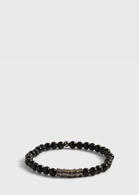 Paul Stuart Black Agate Beads with Black Rhodium Plated Sterling Silver, thumbnail 1
