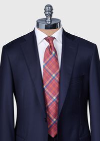 Paul Stuart Printed Silk Madder Plaid Tie, thumbnail 2