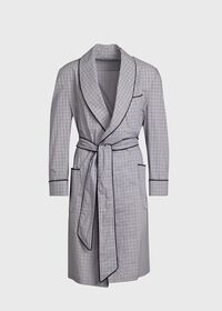 Paul Stuart Plaid Cotton Robe, thumbnail 1