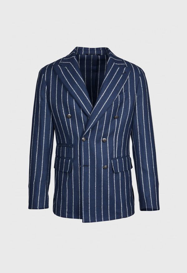 Paul Stuart Stripe Wool Jacket