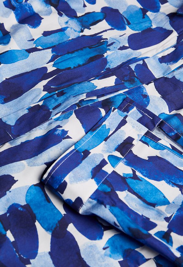 Paul Stuart Abstract Print Shirt Dress, image 2