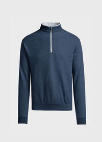 Paul Stuart Pima Cotton Quarter Zip Pullover, thumbnail 1