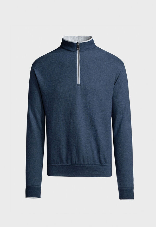 Paul Stuart Pima Cotton Quarter Zip Pullover, image 1