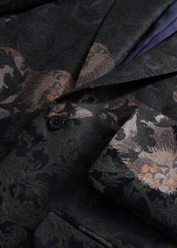 Paul Stuart Wool & Silk Jacquard Dinner Jacket