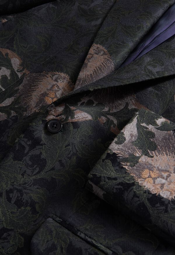 Paul Stuart Wool & Silk Jacquard Dinner Jacket, image 2