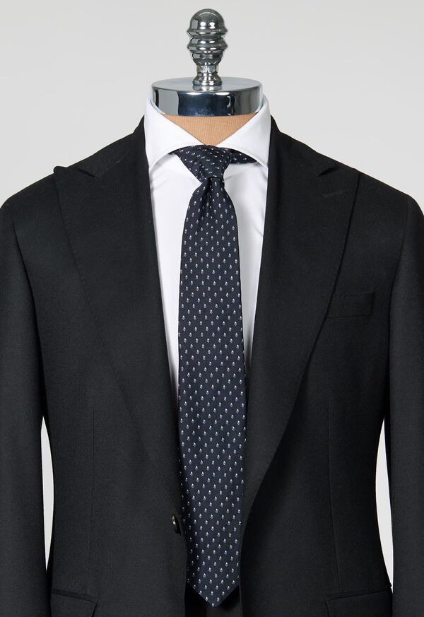 Paul Stuart Deco Mini Triangle Woven Silk Tie, image 2