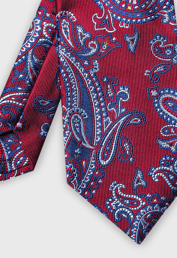 Paul Stuart Paisley Silk Tie, image 2