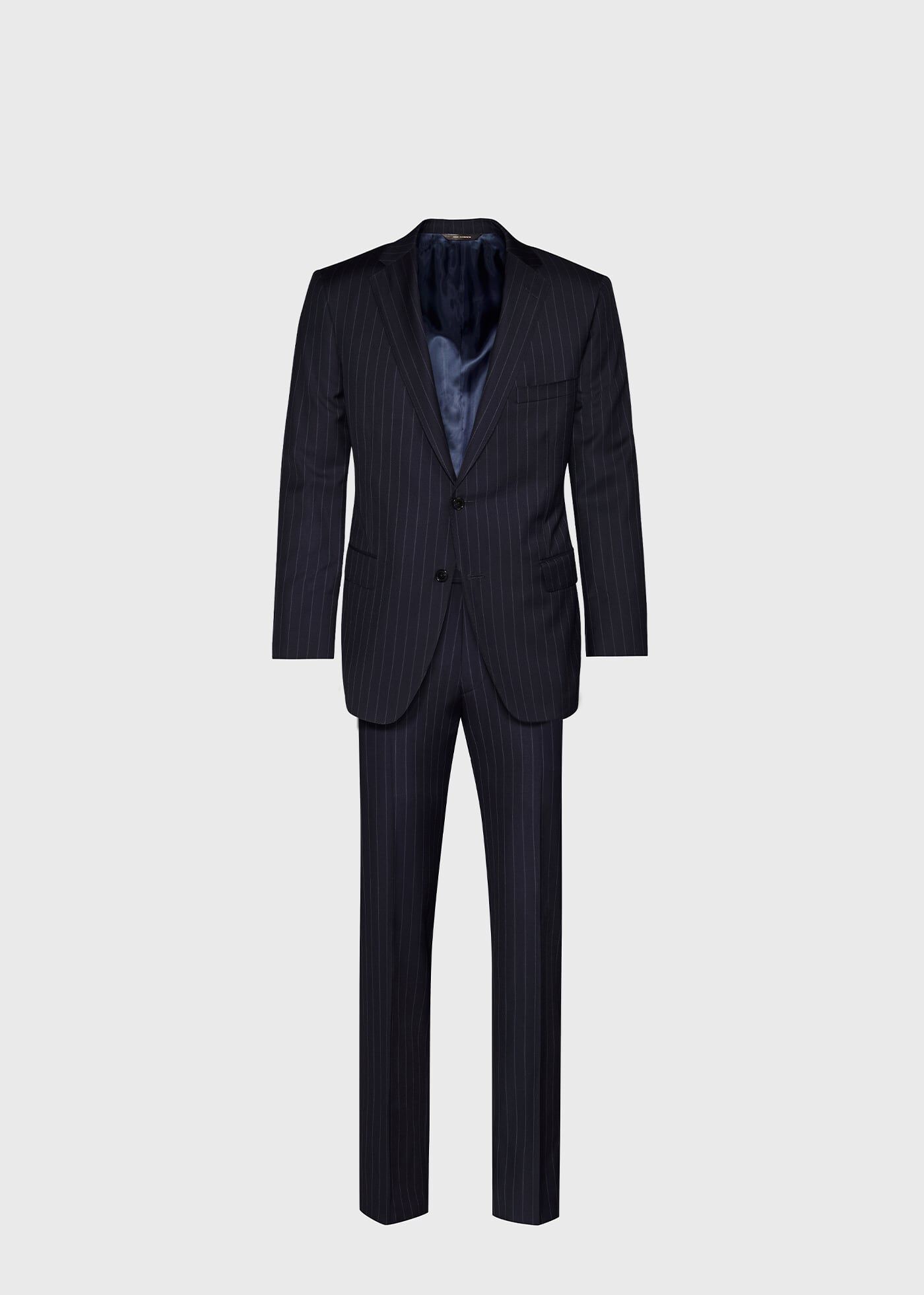 Navy Stripe Super 110s Wool Suit
