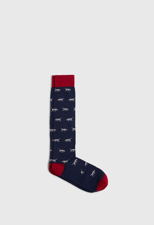 Paul Stuart Dog Motif Sock, image 1