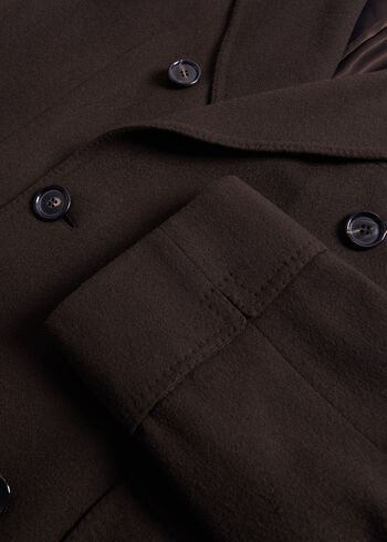 Paul Stuart Wool & Cashmere Double Breasted Coat