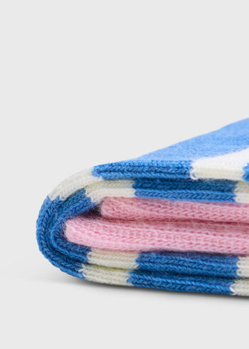 Paul Stuart Cotton Two Color Stripe Sock