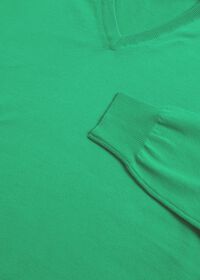 Paul Stuart Cotton V- Neck Sweater, thumbnail 2