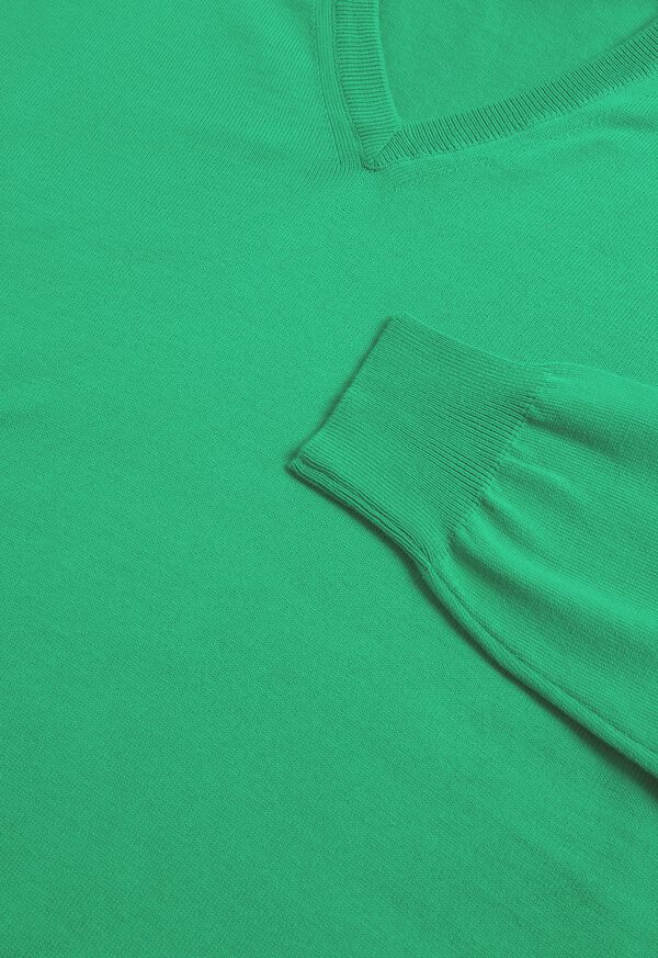 Paul Stuart Cotton V- Neck Sweater, image 2