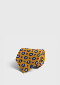 Paul Stuart Printed Silk Medallion Tie, thumbnail 1