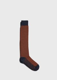 Paul Stuart Wool Blend Chevron Sock, thumbnail 1