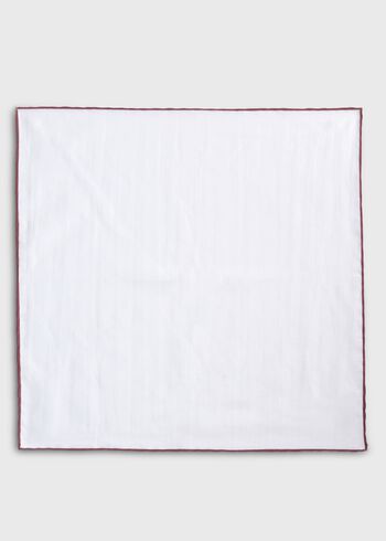 Paul Stuart Handkerchief with Contrast Border