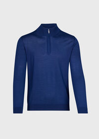 Paul Stuart Cashmere & Silk Quarter Zip Pullover, thumbnail 1