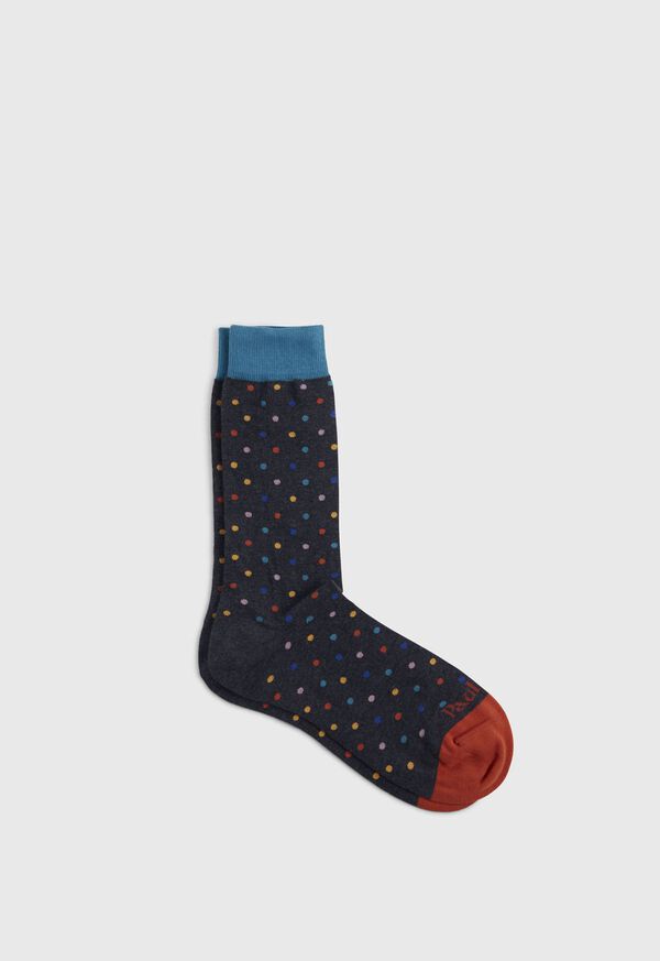 Paul Stuart Multicolor Dot Sock, image 1