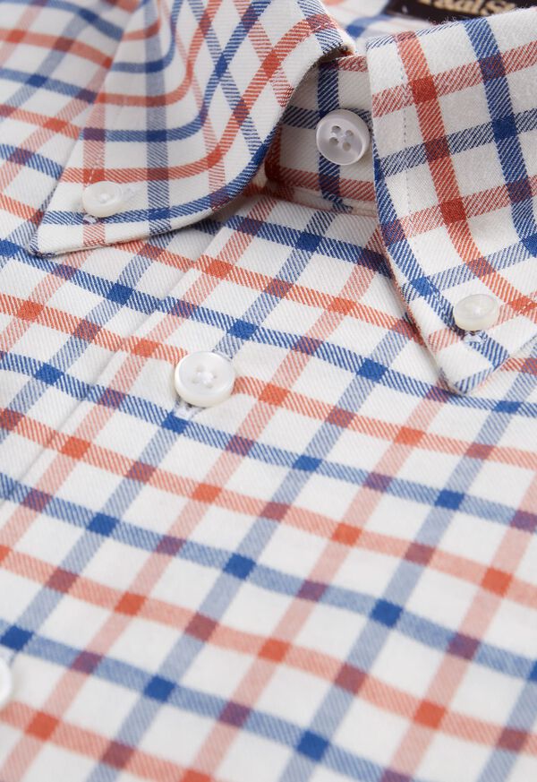 Paul Stuart Multicolor Check Flannel Sport Shirt, image 2