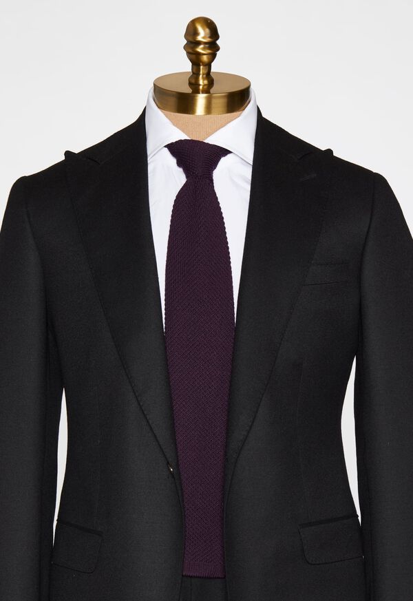 Paul Stuart Two Tone Knit  Wool Tie, image 2