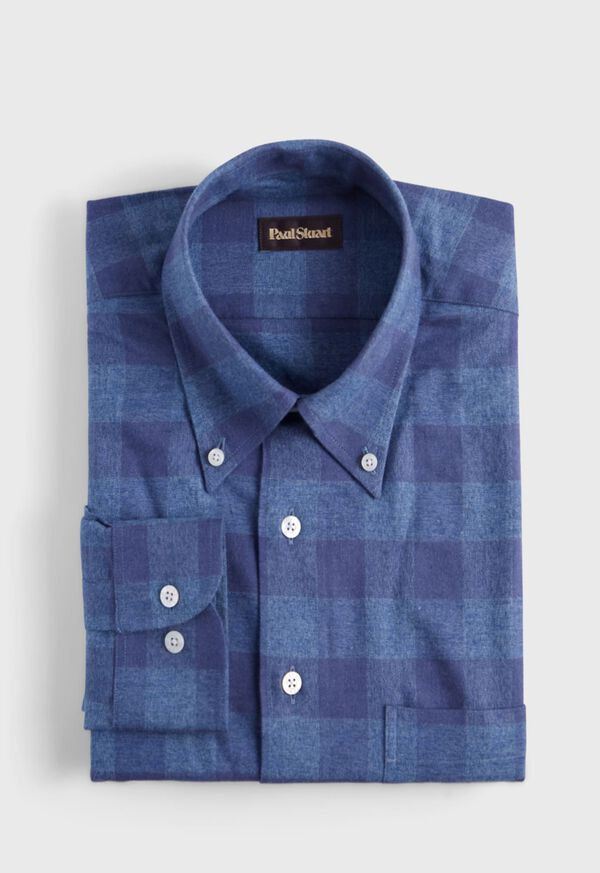 Paul Stuart Flannel Buffalo Check Sport Shirt, image 1