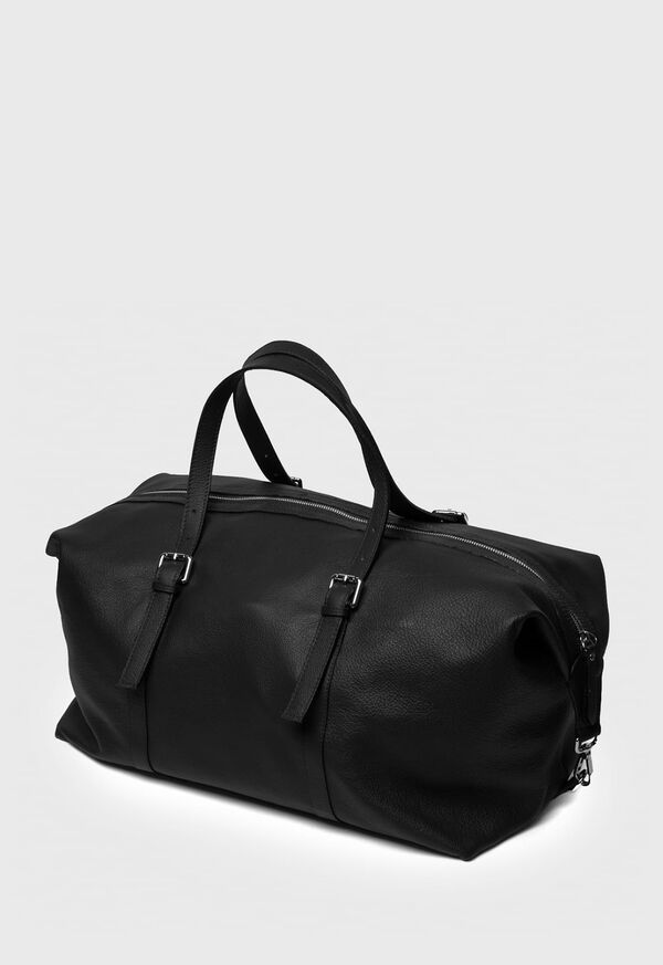 Paul Stuart Deerskin Leather Duffel Bag