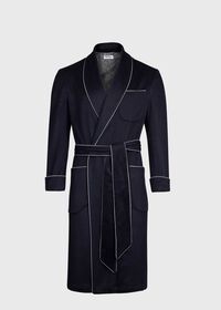 Paul Stuart Black Cashmere Robe, thumbnail 1