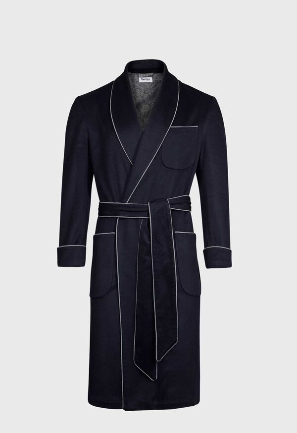 Paul Stuart Black Cashmere Robe, image 1