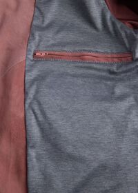 Paul Stuart Suede Zip Jacket with Leather Trim, thumbnail 6