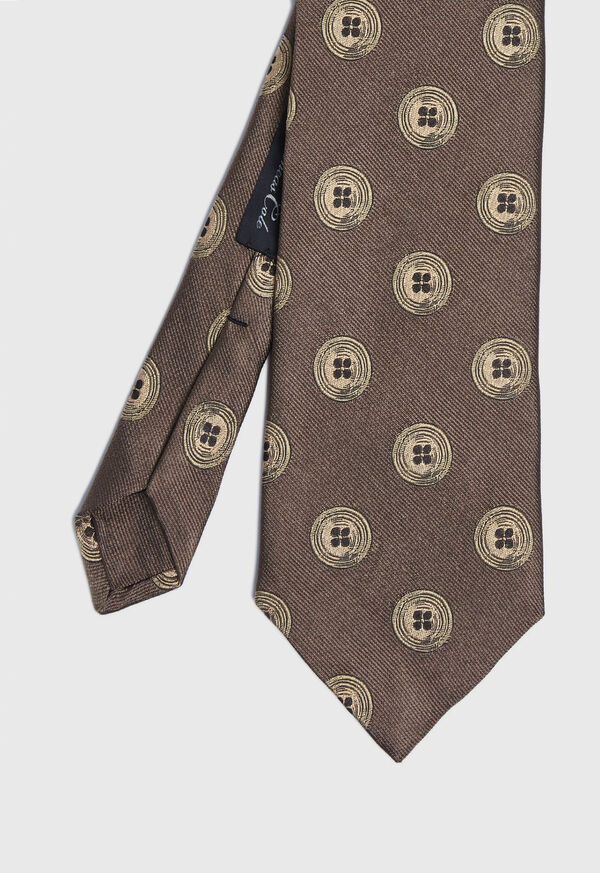 Paul Stuart Button Silk Tie, image 1