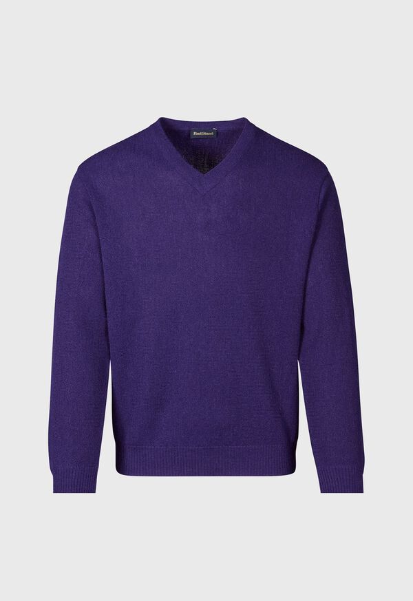 Paul Stuart Classic Alpaca Links V-Neck Sweater, image 1