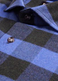 Paul Stuart Flannel Buffalo Check Sport Shirt, thumbnail 2