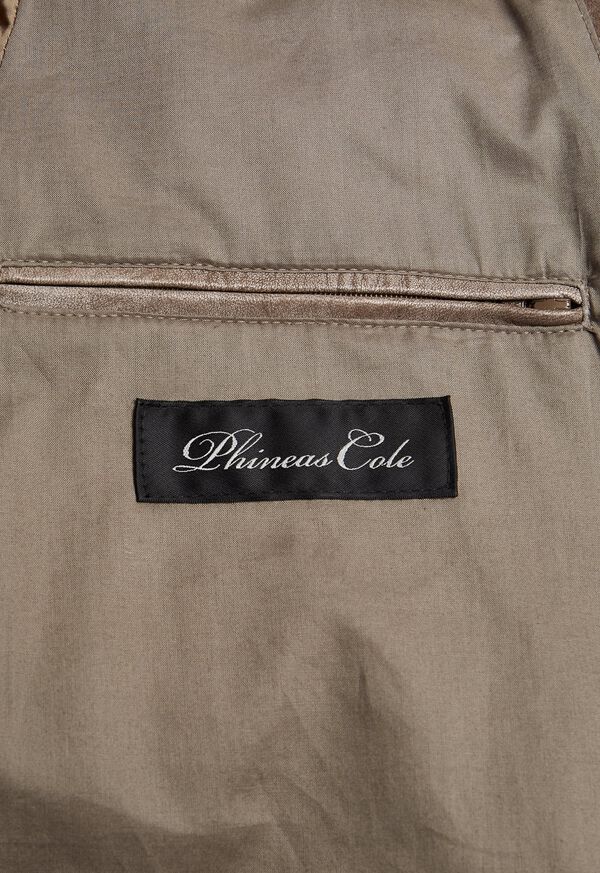 Paul Stuart Distressed Lamb Leather Rider Jacket, image 3