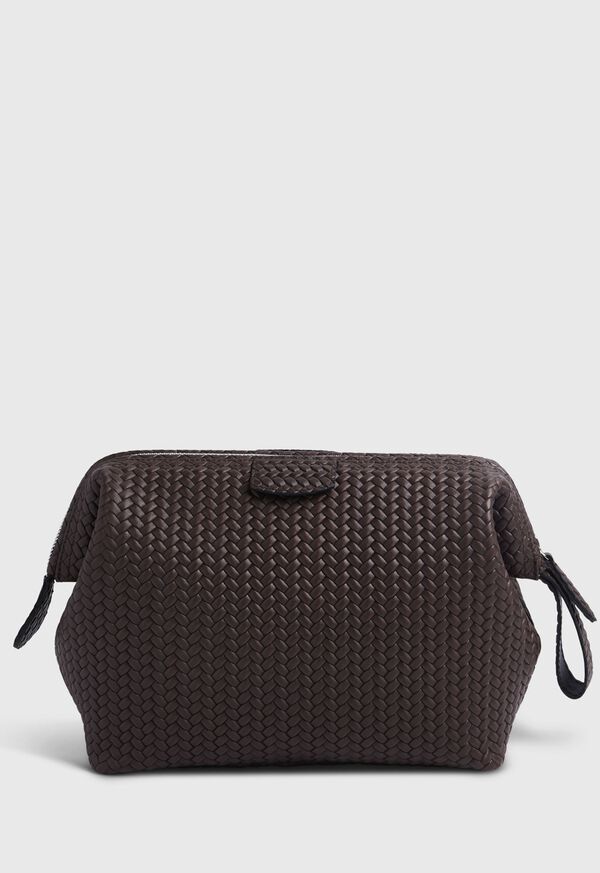 Paul Stuart Woven Leather Dopp Kit, image 1