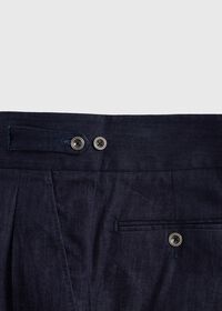 Paul Stuart Pleated Denim Gurkha Pant, thumbnail 4